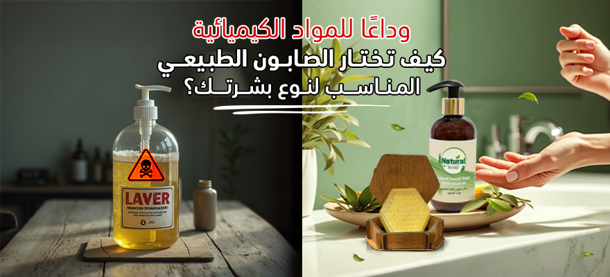 كيف تختار الصابون الطبيعي المناسب لنوع بشرتك