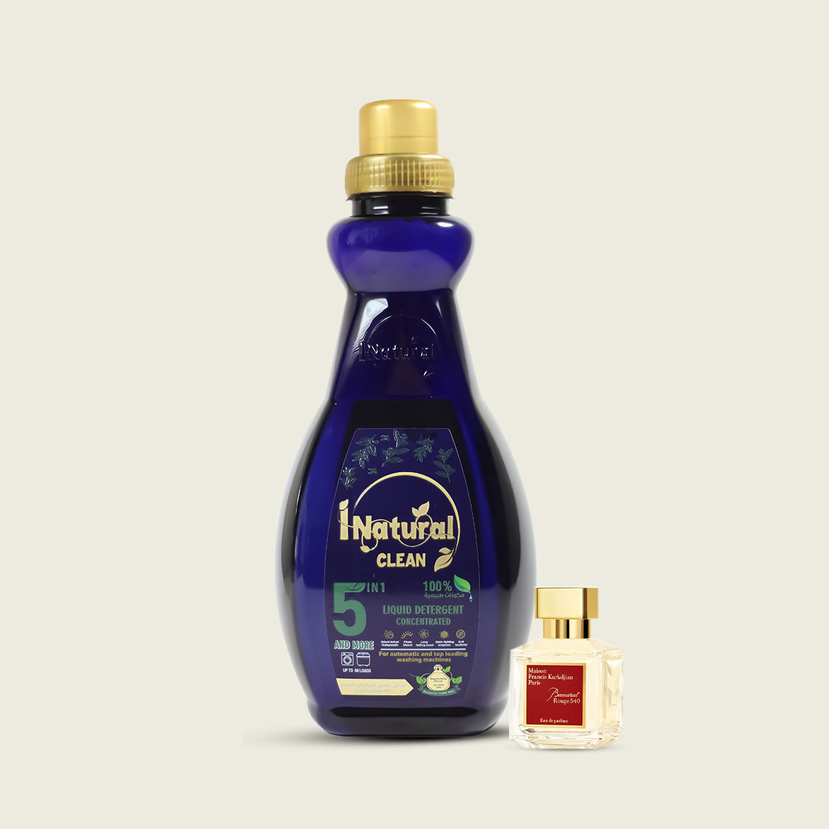 سائل غسيل للملابس طبيعي عطر  بكرات روج