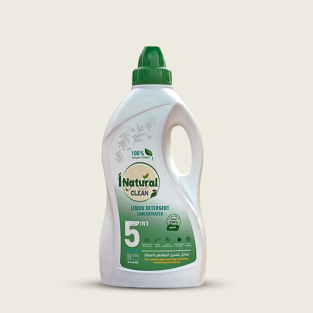 انا طبيعي ( I Natural ) سائل غسيل للملابس طبيعي مستخلص من مواد طبيعية 3 لتر